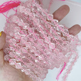 6-10mm Rose Quartz Sun Stone Bracelet DIY Loose Bead Gemstone