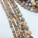 6-10mm Natural Yellow Sunstone Gem Bead for DIY Jewelry Making