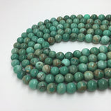 6-10mm Green Pine Agate Chalcedony Jades Loose Beads for DIY Jewelry Making