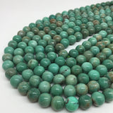 6-10mm Green Pine Agate Chalcedony Jades Loose Beads for DIY Jewelry Making