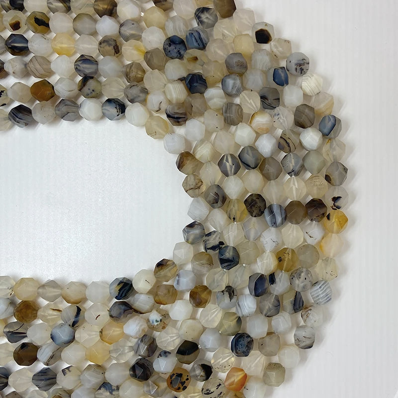 6-10mm Agate Gemstone Loose Beads for DIY Jewelry Making