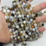 6-10mm Agate Gemstone Loose Beads for DIY Jewelry Making