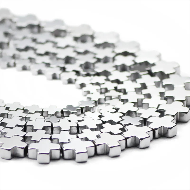 6-10mm Hematite Spacer Beads for Jewelry Making