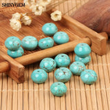 6*10mm Turquoise Rondelle Loose Beads Light Green Abacus Shape Stone Beads