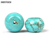 6*10mm Turquoise Rondelle Loose Beads Light Green Abacus Shape Stone Beads