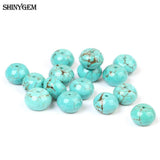 6*10mm Turquoise Rondelle Loose Beads Light Green Abacus Shape Stone Beads