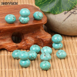 6*10mm Turquoise Rondelle Loose Beads Light Green Abacus Shape Stone Beads