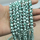 6-10mm Green Buddhism Buddha DZI Agates Beads 14'' DIY Beads