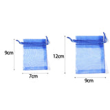 20 Colors Organza Bag Jewelry Packaging 7x9 9x12 10x14cm Wedding Party Pouches
