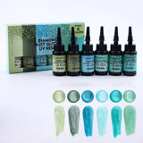 UV Resin Glue Pearlescent Set 10ml Hard UV Resin DIY Jewelry Making