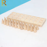 Solid Wood Jewelry Rings Display Stand Cone Storage Rack