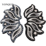 Silver Rhinestones Applique Trim Garment Costume Decor DIY HATS Accessories