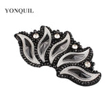 Silver Rhinestones Applique Trim Garment Costume Decor DIY HATS Accessories