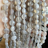 12MM Grey Agate Gemstone Healing Power Natural Stone for Jewelry Making DIY
