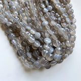 12MM Grey Agate Gemstone Healing Power Natural Stone for Jewelry Making DIY
