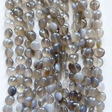 12MM Grey Agate Gemstone Healing Power Natural Stone for Jewelry Making DIY