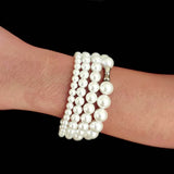 Freshwater Pearl Beaded Bracelet Stainless Steel Clasp