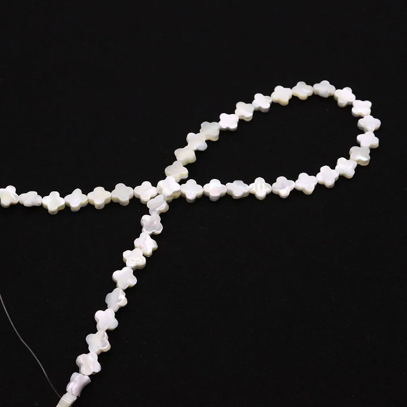 6-12mm Shell Pearl Mother-of-pearl Flower Bead Jewelry DIY