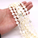 6-12mm Shell Pearl Mother-of-pearl Flower Bead Jewelry DIY