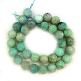 6-12mm Green Amazonite Stone Beads Round DIY Loose Beads 15''