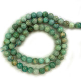 6-12mm Green Amazonite Stone Beads Round DIY Loose Beads 15''