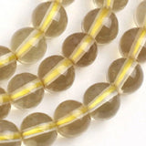 Natural Citrine Beads 6-12mm Round Yellow 15'' Necklace Bracelets DIY
