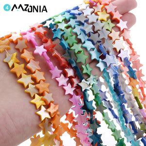 Natural Shell Star Spacer Beads for DIY Jewelry Making