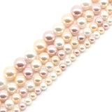 6-12mm Freshwater Pearls Round Beads for Jewelry Making