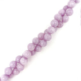 6-12mm Natural Purple Lepidolite Stone Loose Beads for Jewelry Making