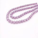 6-12mm Natural Purple Lepidolite Stone Loose Beads for Jewelry Making