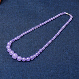 6*14 MM Light Purple Violet Necklace for Girlfriend