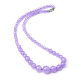 6*14 MM Light Purple Violet Necklace for Girlfriend