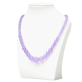6*14 MM Light Purple Violet Necklace for Girlfriend