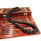 Natural Volcanic Rocks Beads Necklace for Women Men