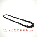 Natural Volcanic Rocks Beads Necklace for Women Men