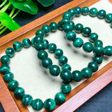 Natural Malachite Bracelet Gem Beads Stretch Couple Bracelet