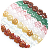 6*14mm Natural Semi-precious Stone Flower DIY Beads for Jewelry Necklace