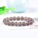 Natural Stone Tea Crystal Bracelet Charm Unisex Energy Jewelry