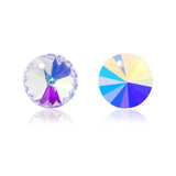 6-14mm Rivoli crystal pendant glass beads DIY Jewelry Making