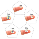 6-14mm Rivoli crystal pendant glass beads DIY Jewelry Making