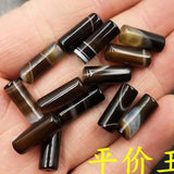 15mm Striped Agate Tube Beads for Jewelry Making