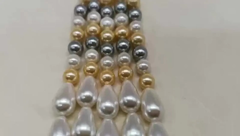 Mother of Pearl Beads Strand for Jewelry Making