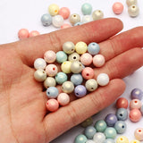 6-16mm Colored Round Balls Acrylic Beads for DIY Jewelry Making