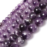6-16mm Round Mixed Purple Amethysts Beads 15'' DIY Bracelets Women