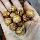 6-18 mm Peach Wooden Beads for Jewelry Making DIY Craft
