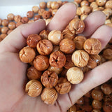 6-18 mm Peach Wooden Beads for Jewelry Making DIY Craft