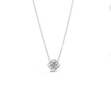 925 Silver Key Necklace Women's Jewelry