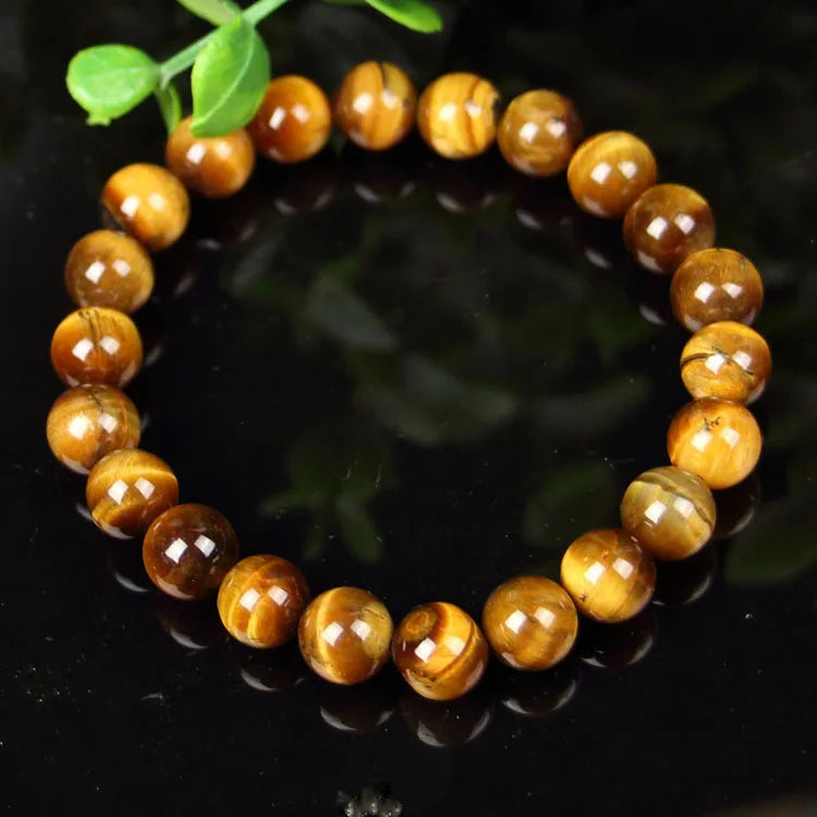 Tiger's Eye Amulet Bracelet 6-20mm Beads