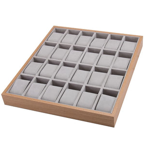 Pillow Style Jewelry Watch Bracelet Display Tray Box
