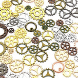 6-28mm Mix Gear Steampunk Charms Pendants Vintage Cogs Bracelets Accessories
